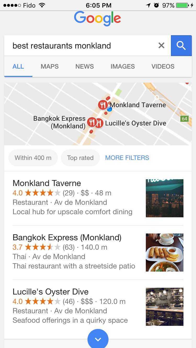 Mobile Search Monkland